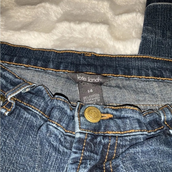 Kate Landry Women’s Wide Leg Painted Jeans Size 14 - Picture 3 of 9